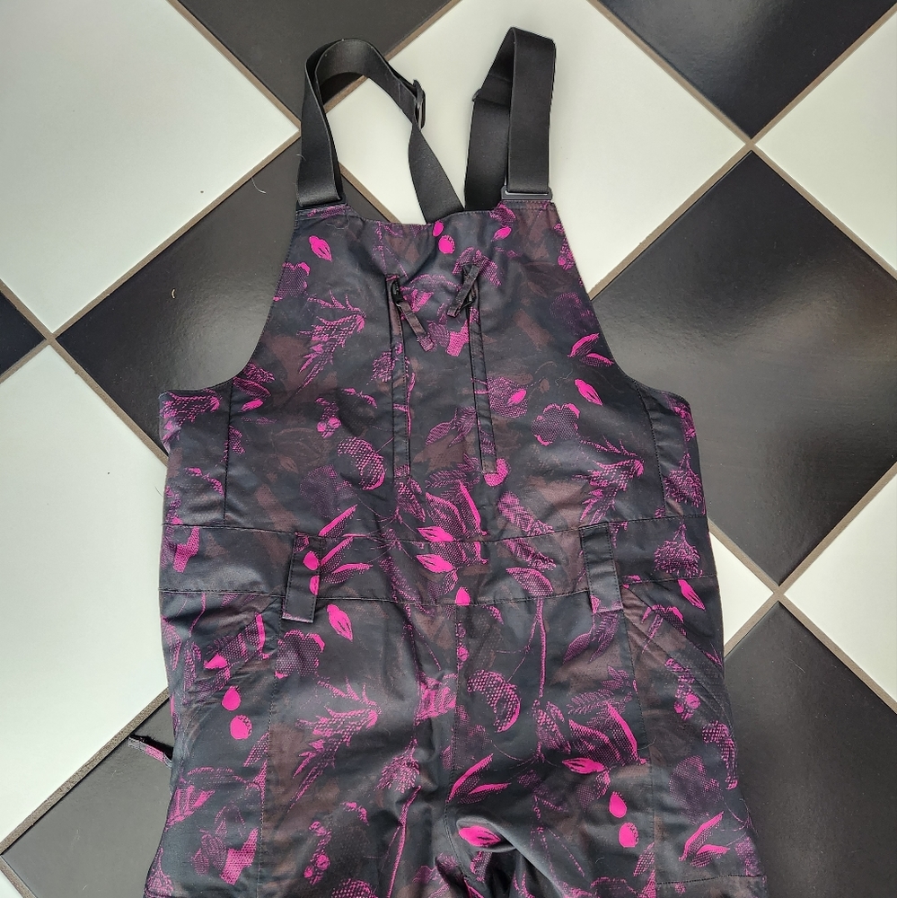 The North Face Roxberry Pink Insulated Snow Bibs